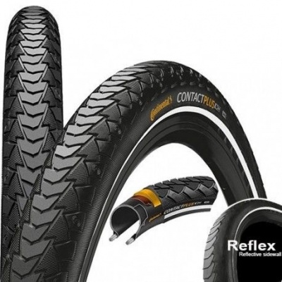 Continental btb Contact Plus 28 x 1 3/8 zw refl Foto van Continental btb Contact Plus 28 x 1 3/8 zw refl