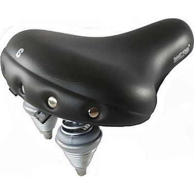 Foto van Selle Comfort zadel Retro XL memory foam zwart