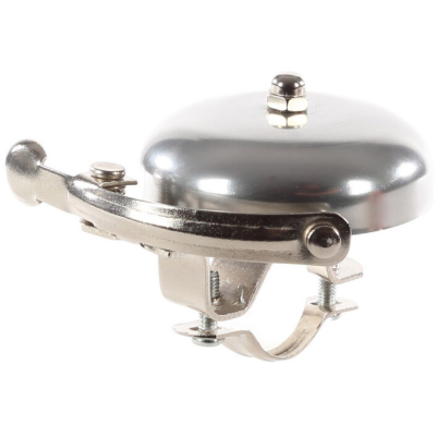 Mirage Retro Fietsbel 60mm Aluminium - Zilver Foto van Mirage Retro Fietsbel 60mm Aluminium - Zilver
