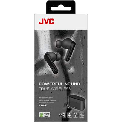 Hoofdtelefoon Draadloos Jvc HA-A9T-BU Powerful Sound True Wireless Black Hoofdtelefoon Draadloos Jvc HA-A9T-BU Powerful Sound True Wireless Black