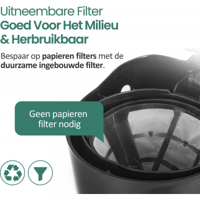 Compact Koffiezetapparaat - 0,6L voor 5 Kopjes Compact Koffiezetapparaat - 0,6L voor 5 Kopjes