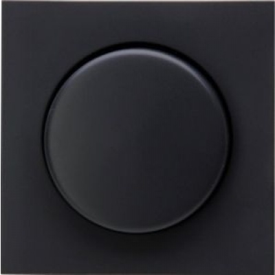 Foto van Kopp HK07 antraciet afdekplaat + knop dimmer