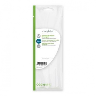 Optische Audioadapter 90°. haaks