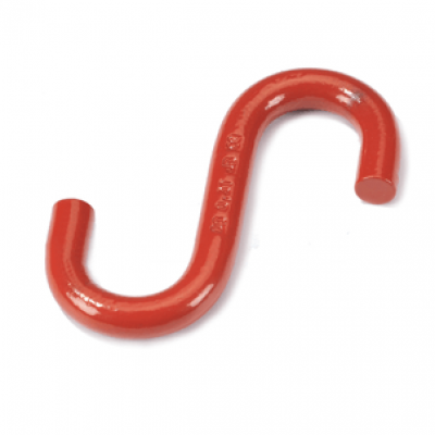 Foto van S-haak 75mm Rood