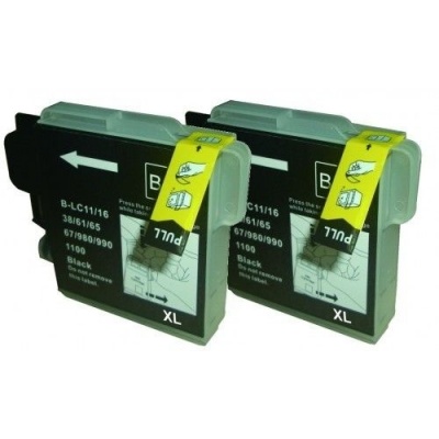 Duopack Brother LC 980 / 1100 Black Duopack Brother LC 980 / 1100 Black