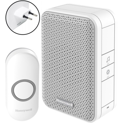 Draadloze deurbel set 150m plug-in Foto van Draadloze deurbel set 150m plug-in