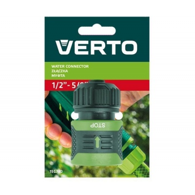 Verto Slang koppelstuk 1/2 met STOP Verto Slang koppelstuk 1/2 met STOP