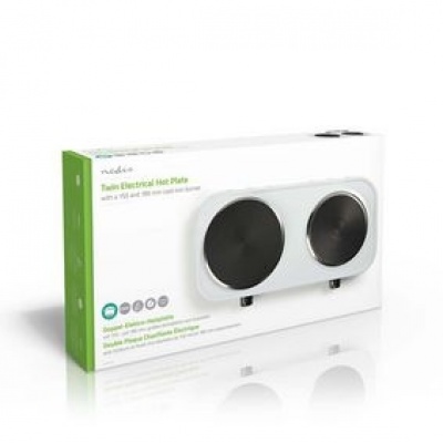 Elektrische Kookplaat 2 kookzones 2500W