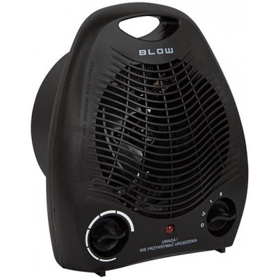 Foto van Ventilatorkachel thermostaat zwart 2000W