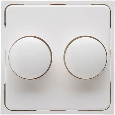 Kopp HK07 WIT afdekplaat + knop DUO dimmer Foto van Kopp HK07 WIT afdekplaat + knop DUO dimmer