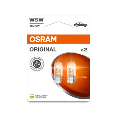 OSRAM original 12V W5W T10 Foto van OSRAM original 12V W5W T10