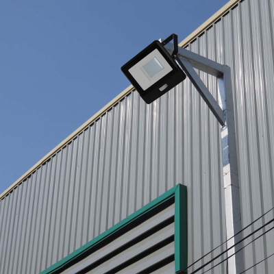 LED Bouwlamp 20W 3000K met Sensor - IP65 Waterdicht