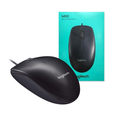 Logitech M90 bekabelde computer Muis 