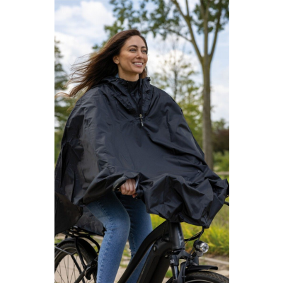 Mirage poncho polyester zwart Mirage poncho polyester zwart