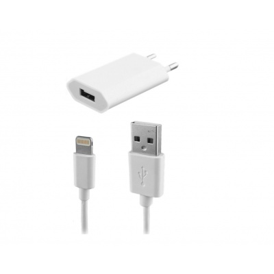 Thuislader set geschikt voor Apple Lightning Foto van Thuislader set geschikt voor Apple Lightning