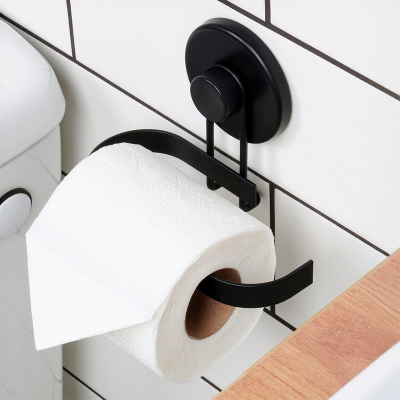 Toiletrolhouder 14x8x11cm met zuignap
