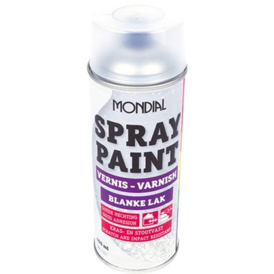 Spuitverf Blanke Lak Zijdeglans 400 ml Foto van Spuitverf Blanke Lak Zijdeglans 400 ml
