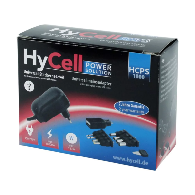 Hycell Universele netvoeding 1000mA Hycell Universele netvoeding 1000mA