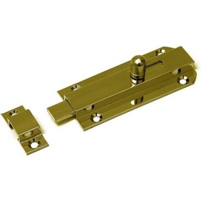 Deltafix schuifje vlak geel verzinkt 80x28 mm 82078 Foto van Deltafix schuifje vlak geel verzinkt 80x28 mm 82078