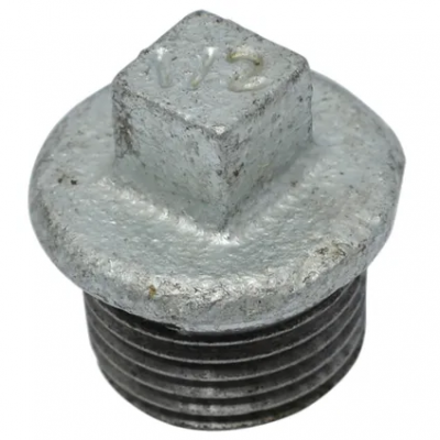 Stop met rand verzinkt 1/2 buitendraad Foto van Stop met rand verzinkt 1/2 buitendraad