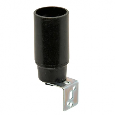 Foto van Lamphouder E14 + bevestigingsbeugel zwart