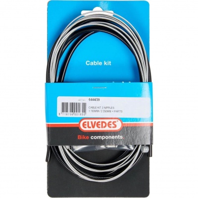 Achterremkabel compleet 2 nippels Achterremkabel compleet 2 nippels