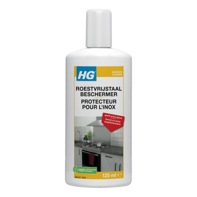 HG Reiniger Roestvrijstaal snel Glans Foto van HG Reiniger Roestvrijstaal snel Glans