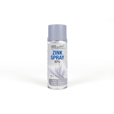Spuitverf zinkspray 97 procent 400ml Foto van Spuitverf zinkspray 97 procent 400ml