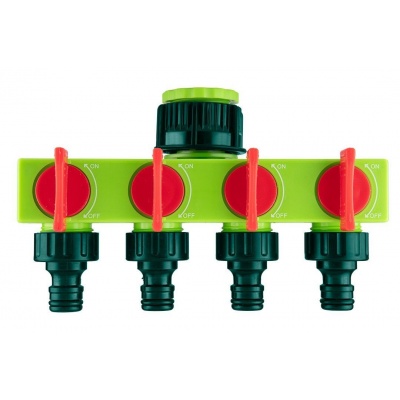 Foto van 4 Voudige Tap Kraan