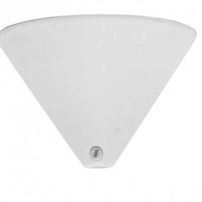 Foto van Plafondplaat kegel wit