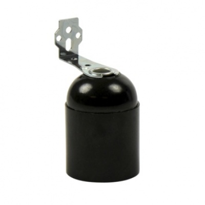 Foto van Lamphouder E27 Met beugel zwart