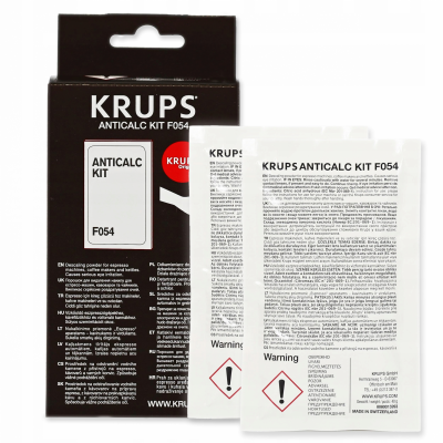 Krups Ontkalkingspoeder + PH strip F054001B Krups Ontkalkingspoeder + PH strip F054001B