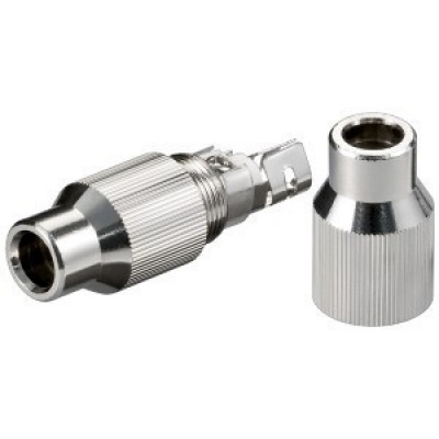 Foto van COAX verbinder | metaal | schroefverbinding