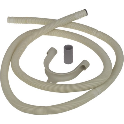 Whirlpool afvoerslang 220cm compleet 481253028737 Foto van Whirlpool afvoerslang 220cm compleet 481253028737