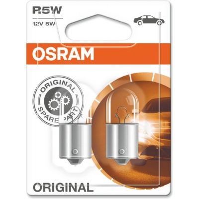 Osram original 12V R5W BA15S 2st Foto van Osram original 12V R5W BA15S 2st