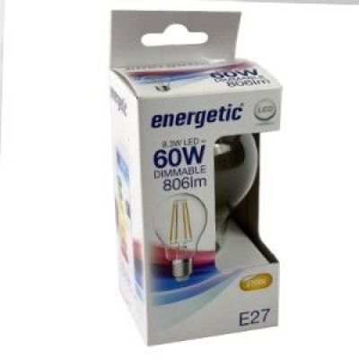 LED GLS E27 7,2-60W 2700K filament helder dimbaar