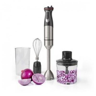 Handblender 800 W RVS 4-in-1 mixerset