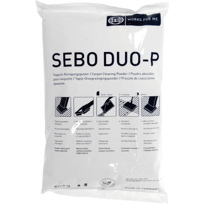 Sebo Duo-P tapijtreiniger poeder Foto van Sebo Duo-P tapijtreiniger poeder