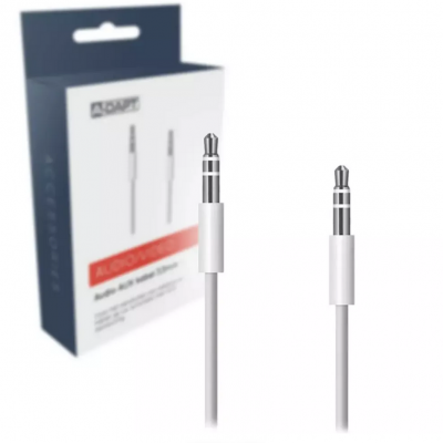 Audio AUX kabel 3.5mm naar 3.5mm 1m Foto van Audio AUX kabel 3.5mm naar 3.5mm 1m