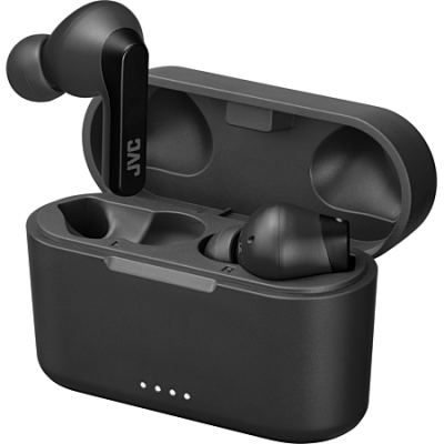 Hoofdtelefoon Draadloos Jvc HA-A9T-BU Powerful Sound True Wireless Black Foto van Hoofdtelefoon Draadloos Jvc HA-A9T-BU Powerful Sound True Wireless Black