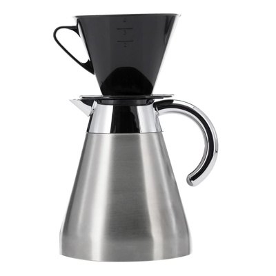 Koffiefilterhouder 1x4 Zwart