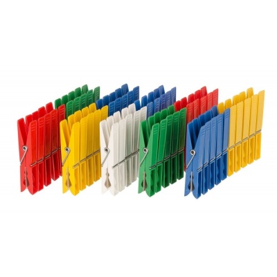 Wasknijpers Kunststof 50 st Foto van Wasknijpers Kunststof 50 st