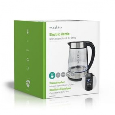 Nedis Waterkoker | 1.7 l | Glas | Transparant