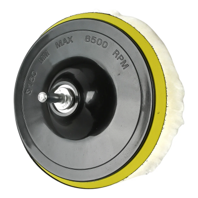 Polijstset voor op boormachine 7 delig ø150 mm Polijstset voor op boormachine 7 delig ø150 mm