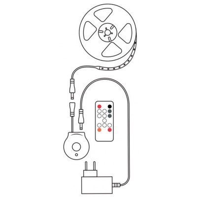 LED strip 3m 2700K + sensor