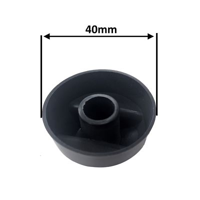 Universeel Knop Van oven, fornuis, kookplaat zwart