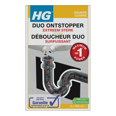 Foto van HG duo ontstopper