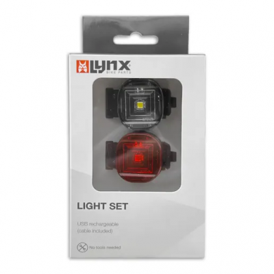 Verlichtingsset Hero Duo USB oplaadbaar Verlichtingsset Hero Duo USB oplaadbaar