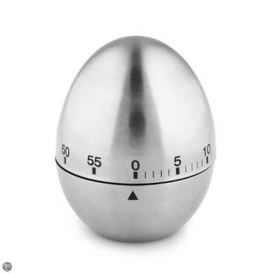 Foto van Kookwekker rvs ei