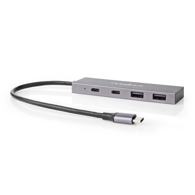 USB C Hub 2x USB-C 2x USB A 3.2 Foto van USB C Hub 2x USB-C 2x USB A 3.2